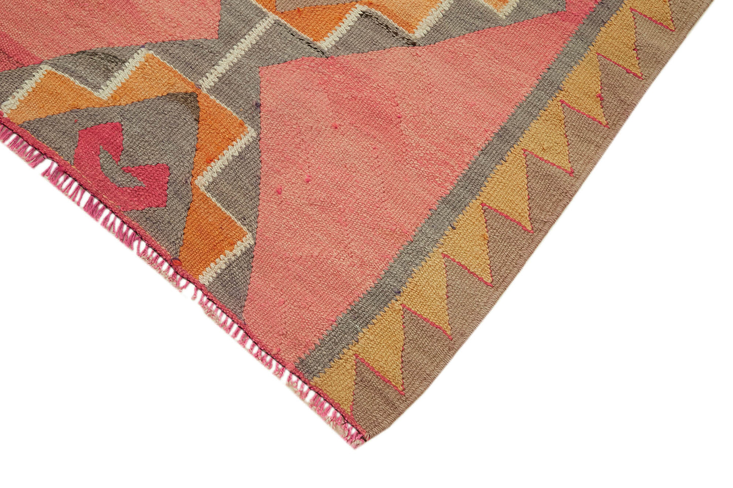3x11 Multicolor Boho Runner Kilim Rugs - 43041