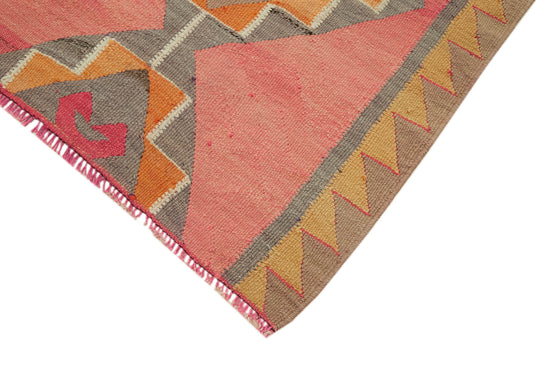 3x11 Multicolor Boho Runner Kilim Rugs - 43041