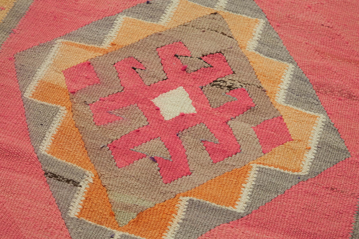 3x11 Multicolor Boho Runner Kilim Rugs - 43041