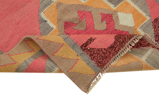 3x11 Multicolor Boho Runner Kilim Rugs - 43041