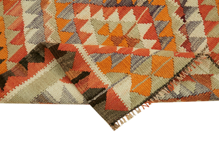 3x10 Multicolor Boho Runner Kilim Rugs - 43046