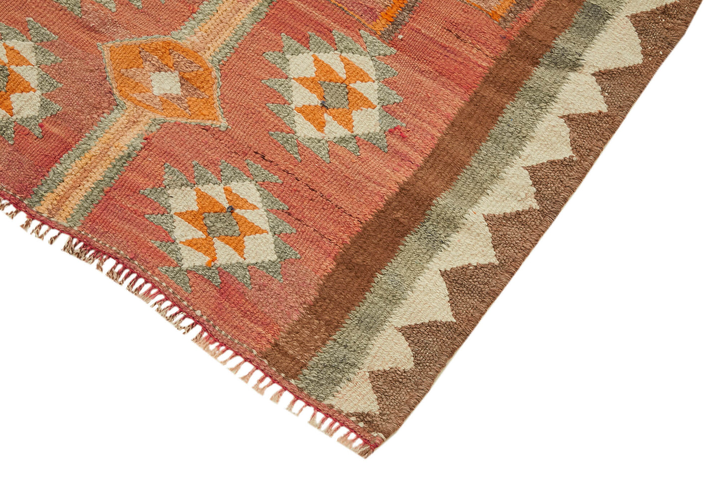 3x10 Multicolor Boho Runner Kilim Rugs - 43048