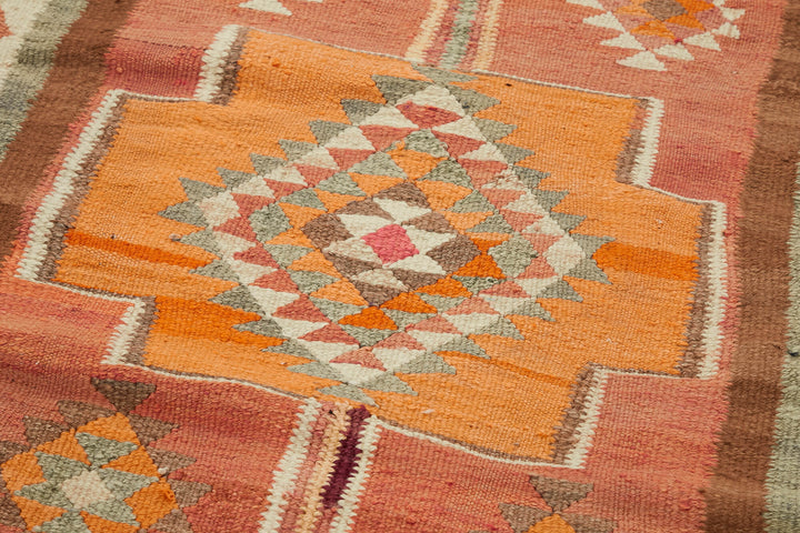 3x10 Multicolor Boho Runner Kilim Rugs - 43048