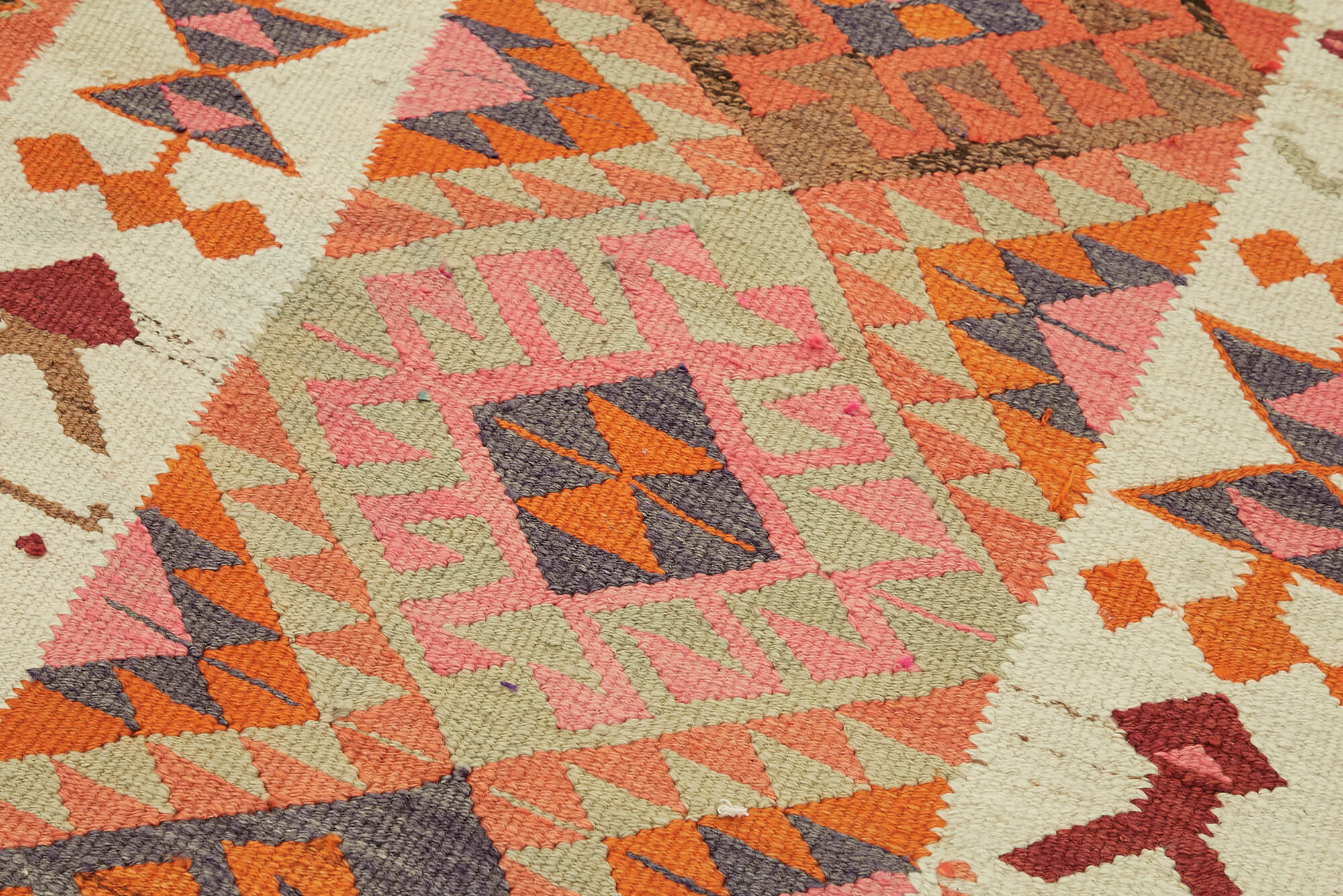 4x10 Multicolor Boho Runner Kilim Rugs - 43049