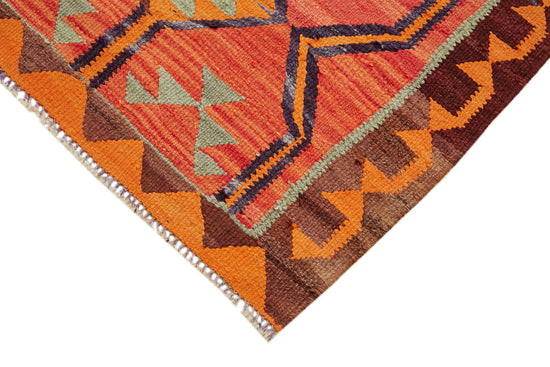3x11 Multicolor Boho Runner Kilim Rugs - 43051