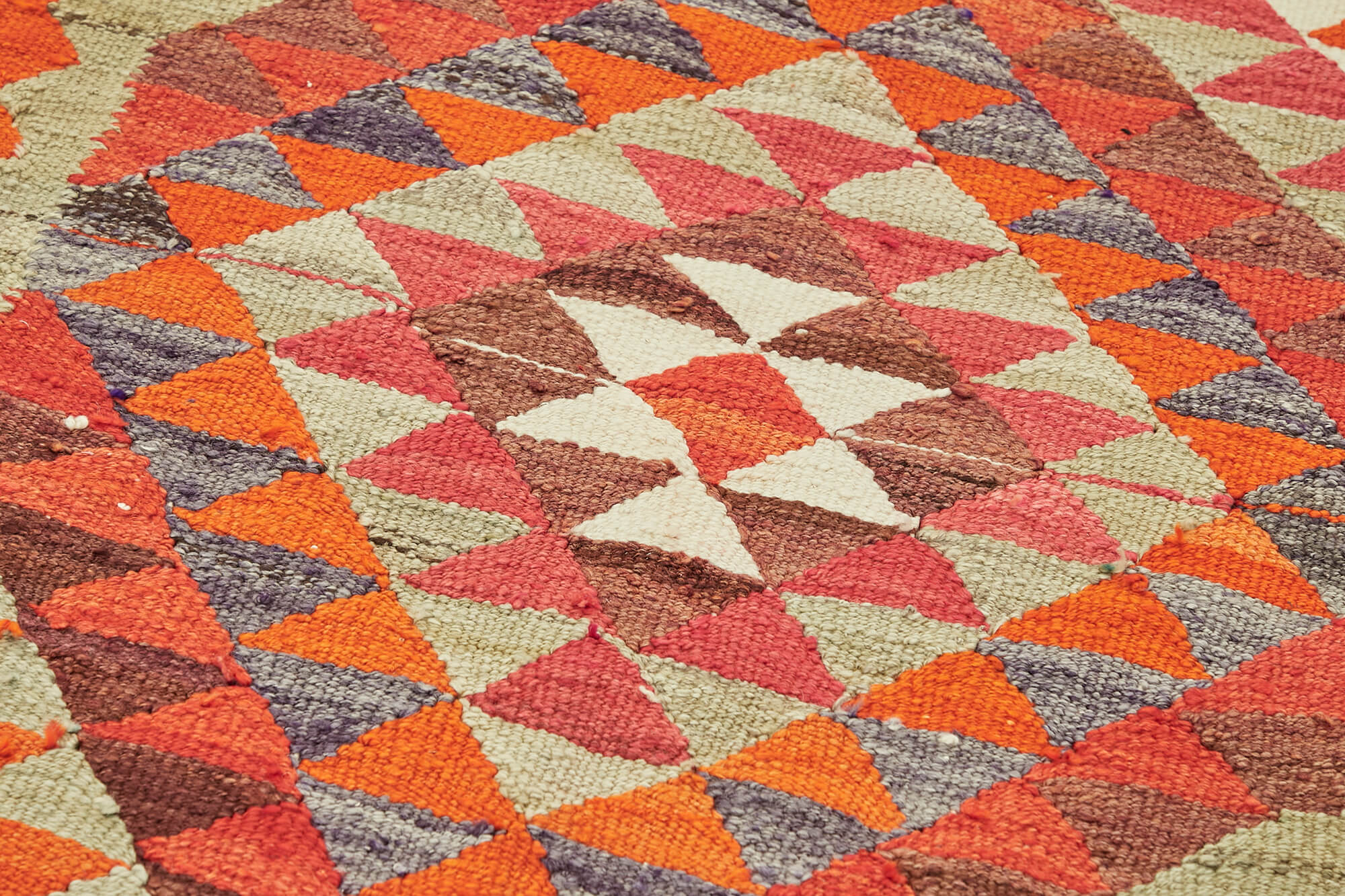 3x11 Multicolor Boho Runner Kilim Rugs - 43052