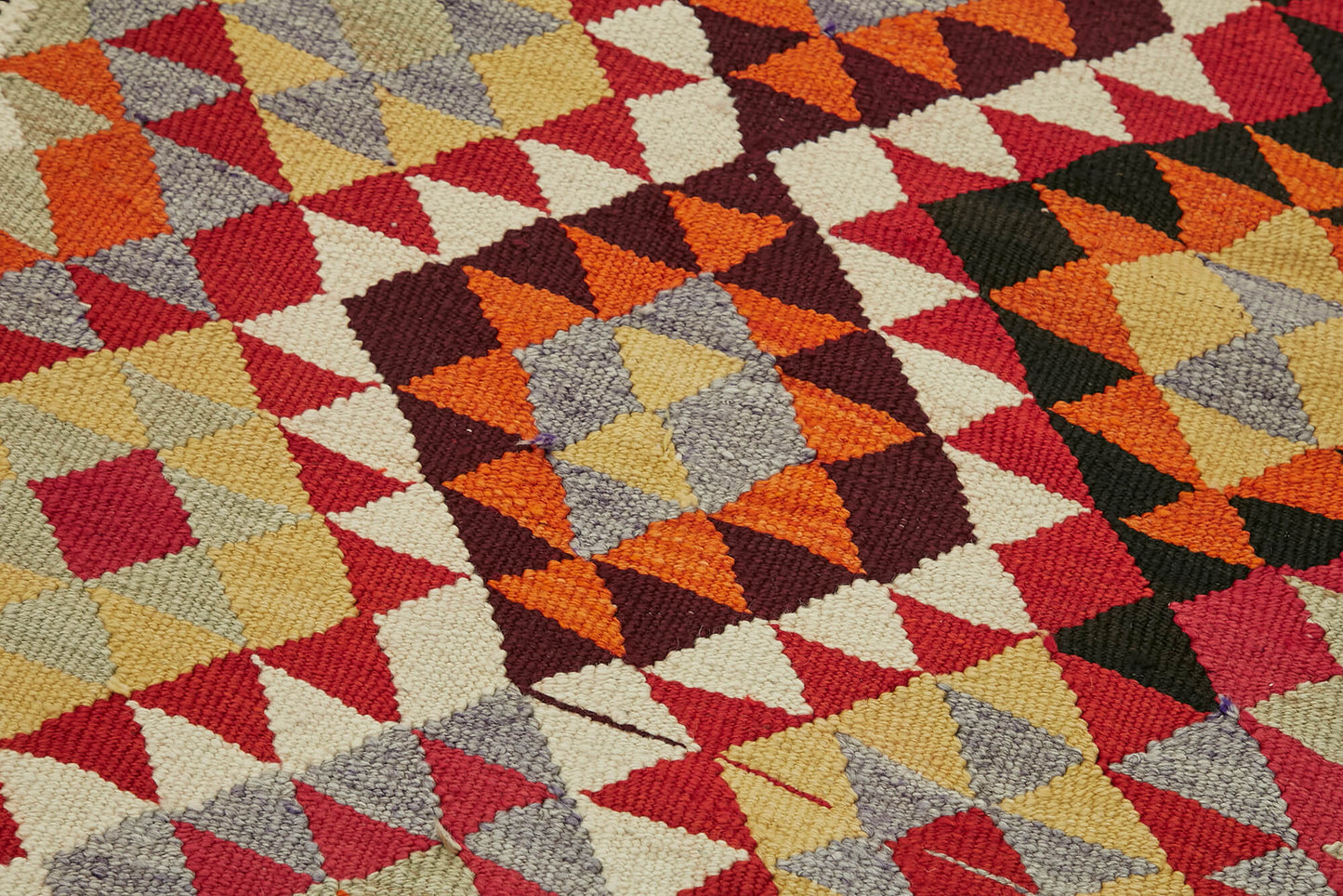 3x10 Multicolor Boho Runner Kilim Rugs - 43054