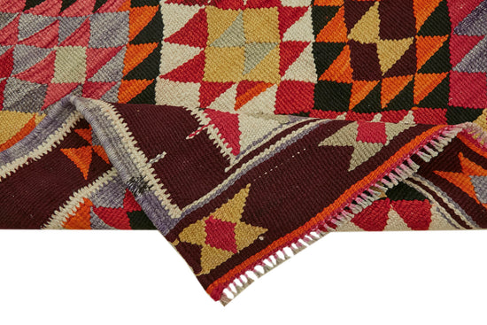 3x10 Multicolor Boho Runner Kilim Rugs - 43054