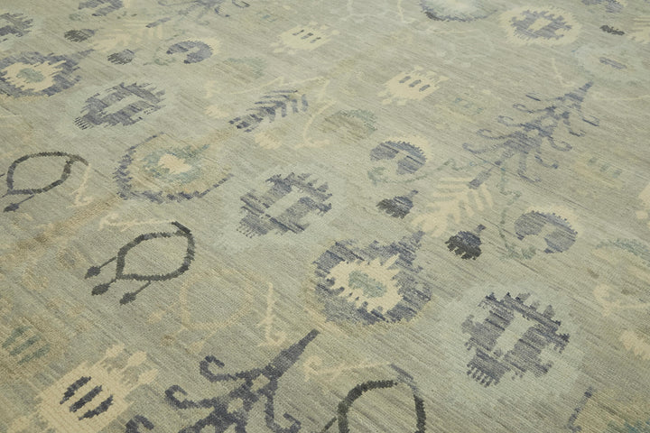 9x12 Grey Oushak Rug - 43067