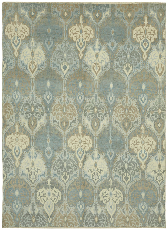 8x11 Blue Oushak Rug - 43111