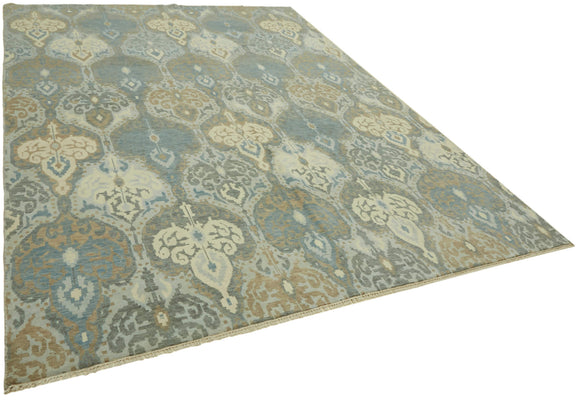 8x11 Blue Oushak Rug - 43111