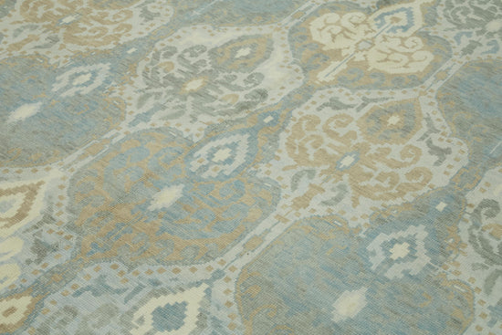 8x11 Blue Oushak Rug - 43111