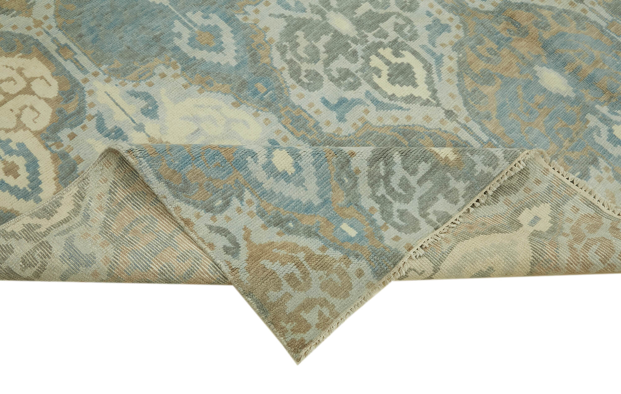 8x11 Blue Oushak Rug - 43111
