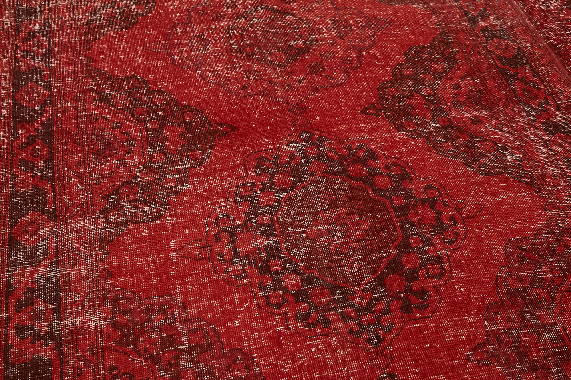 9x12 Red Overdyed Large Area Rug - 43125