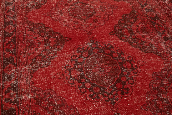 9x12 Red Overdyed Large Area Rug - 43125