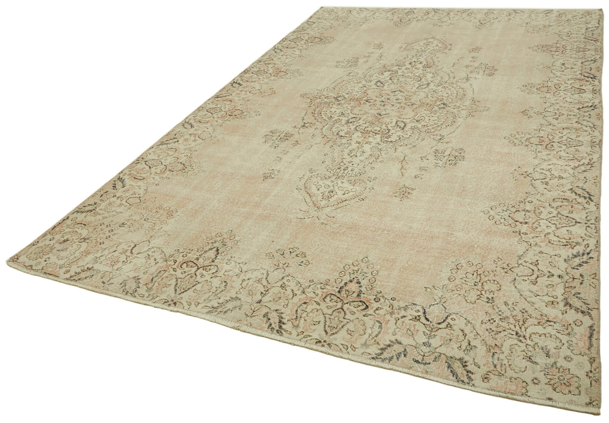 8x12 Beige Vintage Large Area Rug - 43131