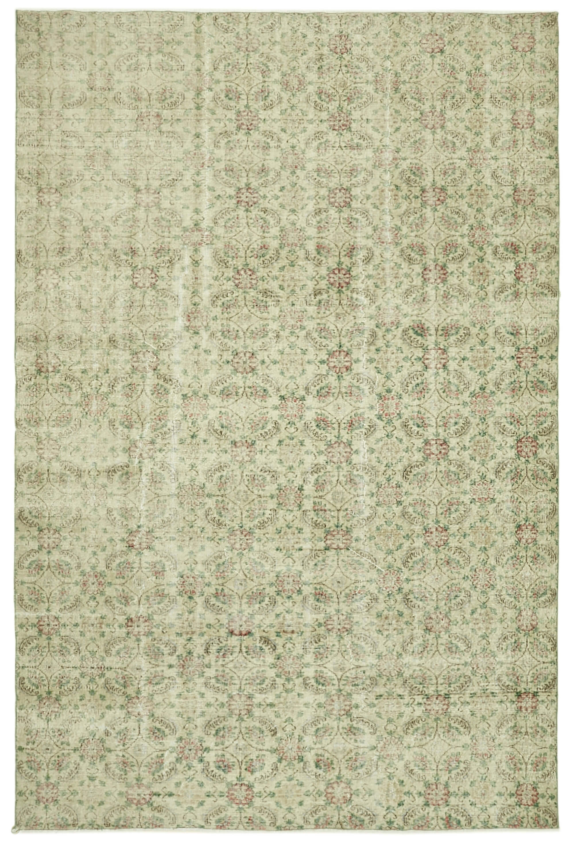 8x12 Beige Vintage Large Area Rug - 43132