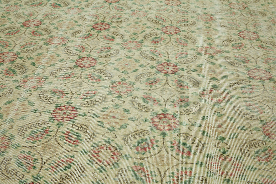 8x12 Beige Vintage Large Area Rug - 43132