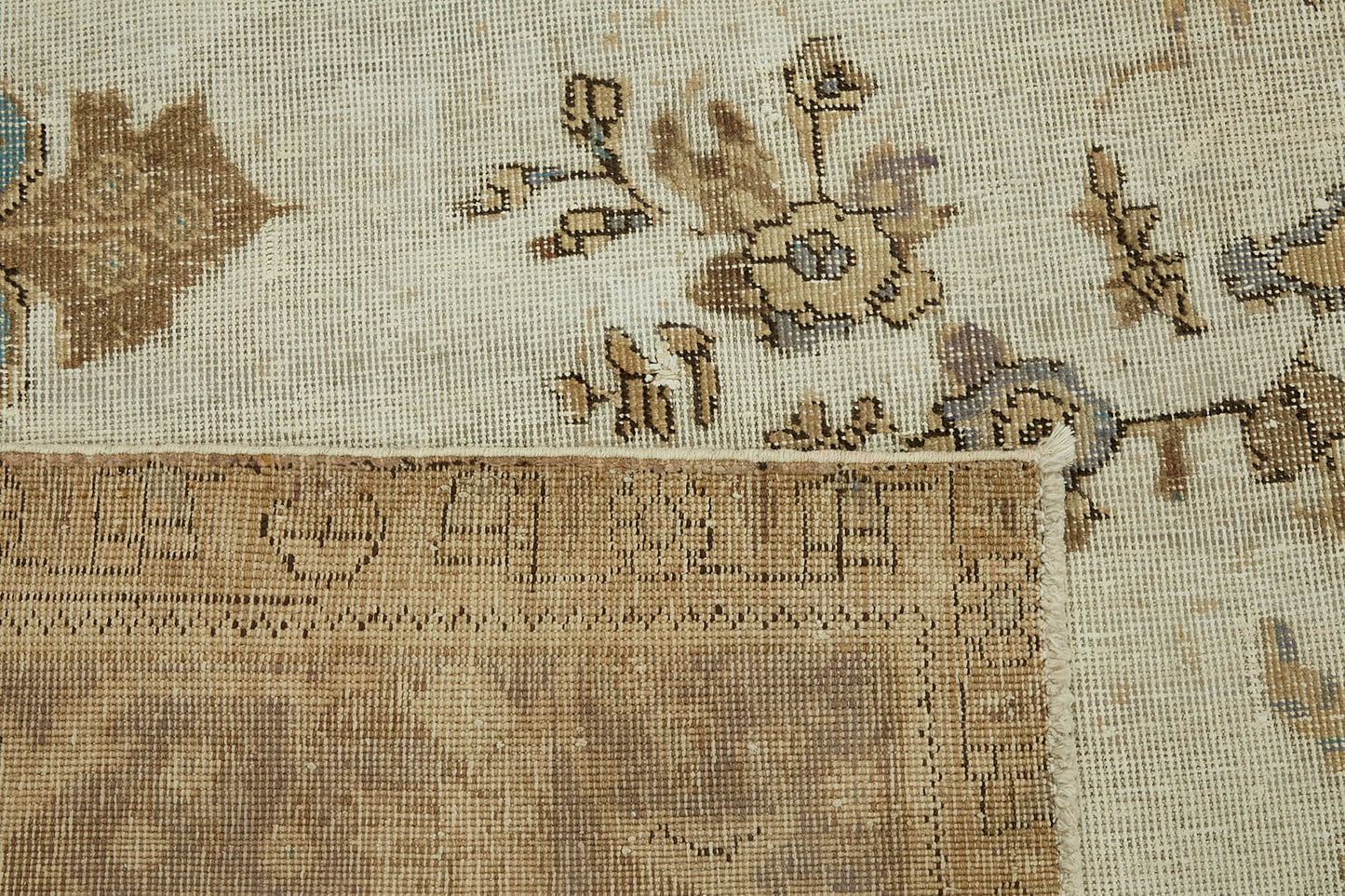 10x12 Beige Vintage Large Area Rug - 43137