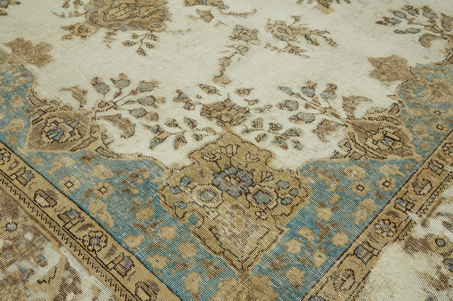 10x12 Beige Vintage Large Area Rug - 43137