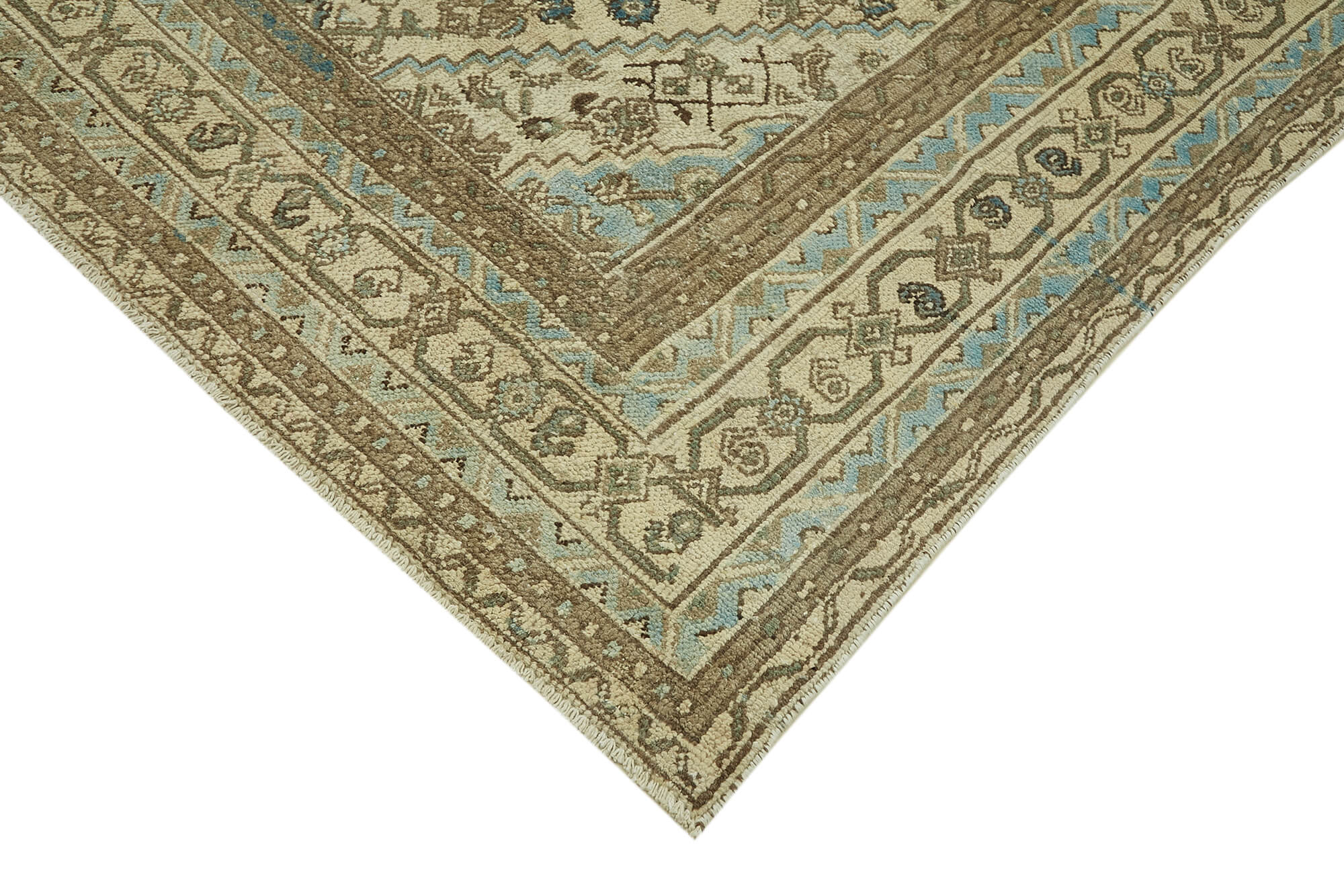 8x12 Beige Vintage Large Area Rug - 43143