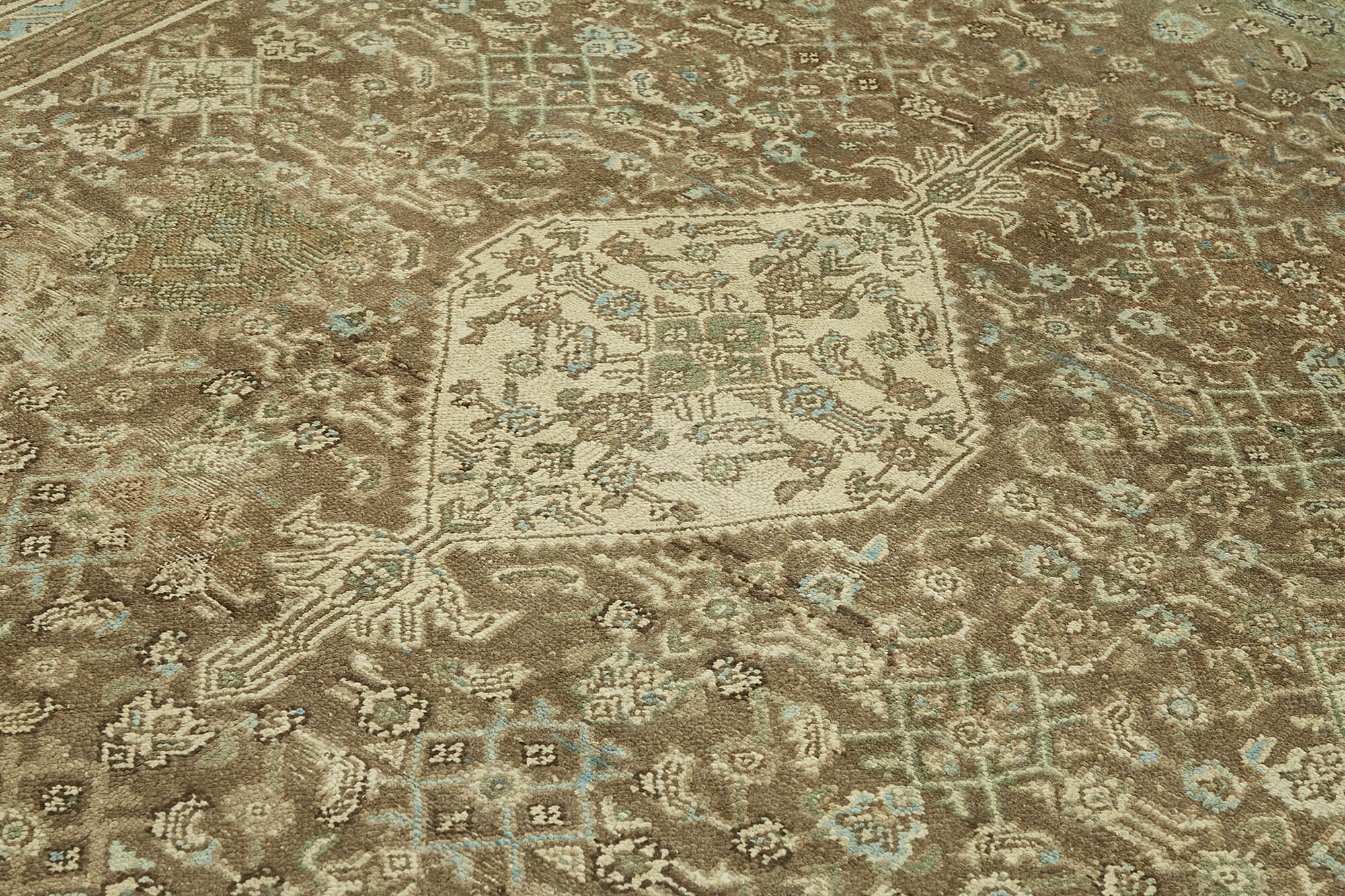 8x12 Beige Vintage Large Area Rug - 43143