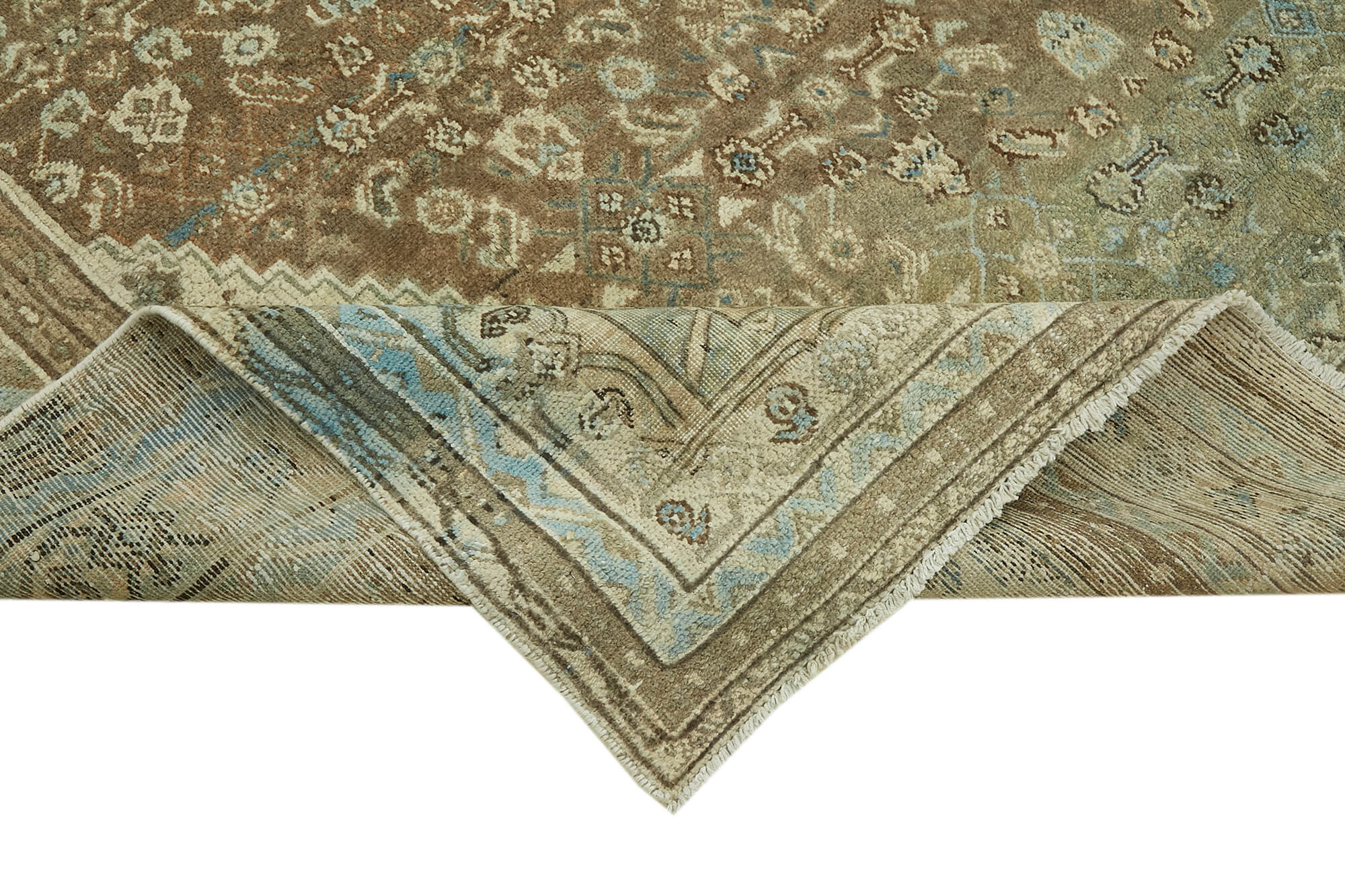8x12 Beige Vintage Large Area Rug - 43143