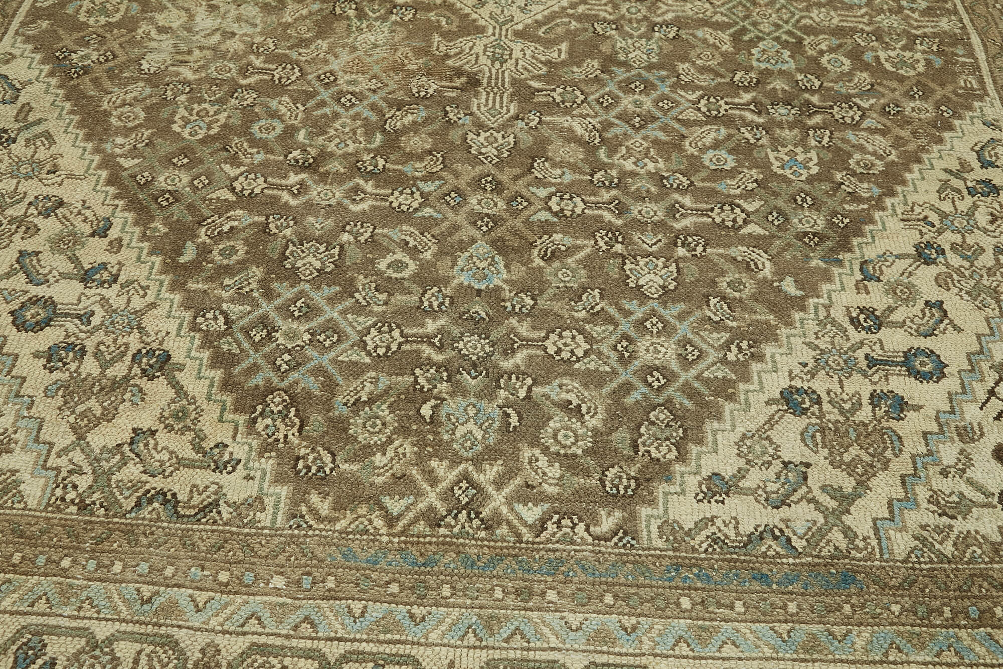 8x12 Beige Vintage Large Area Rug - 43143