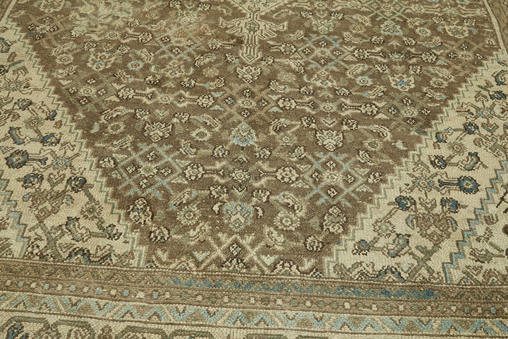 8x12 Beige Vintage Large Area Rug - 43143