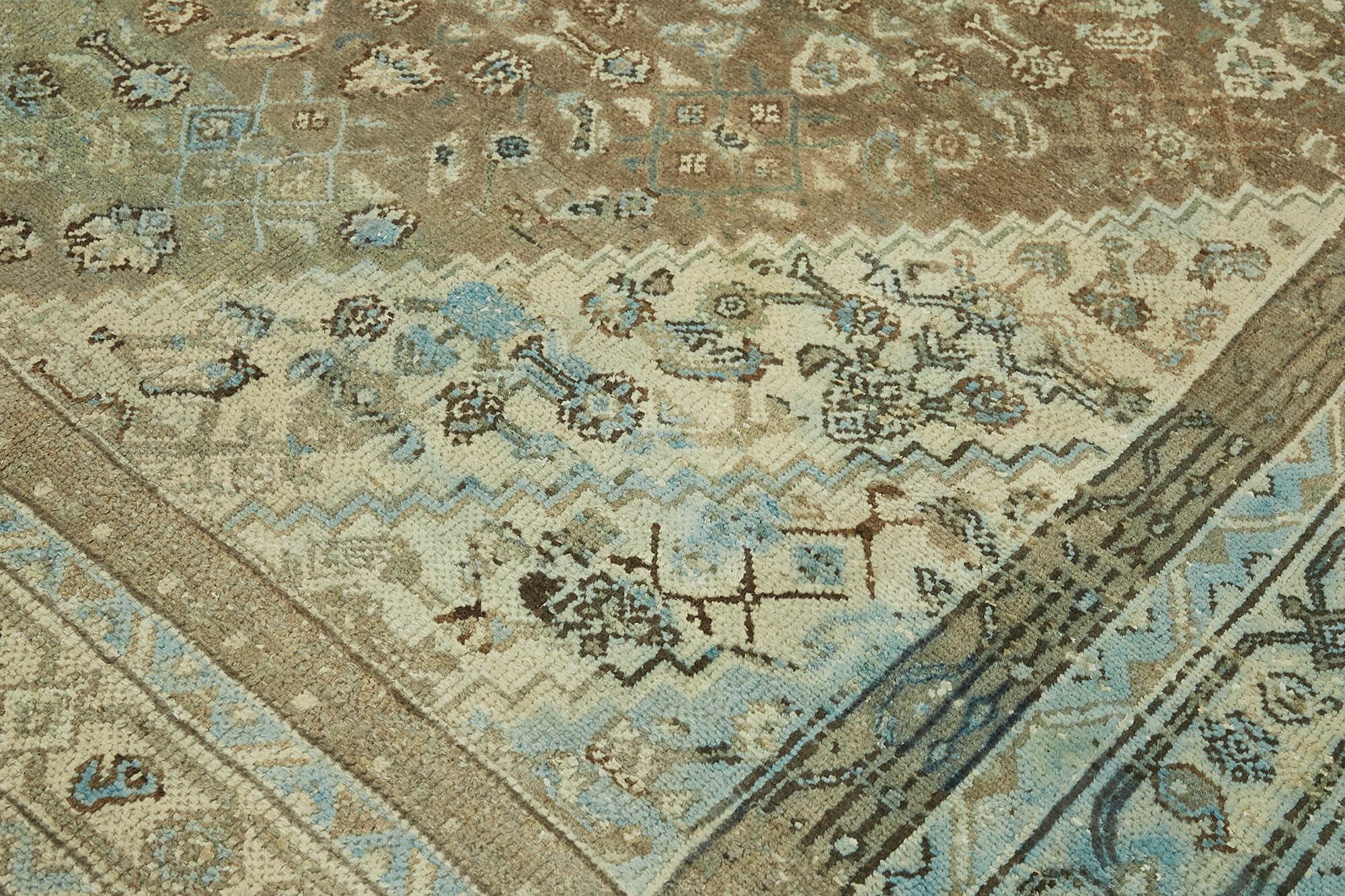 8x12 Beige Vintage Large Area Rug - 43143