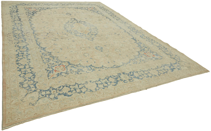 10x13 Beige Vintage Large Area Rug - 43159