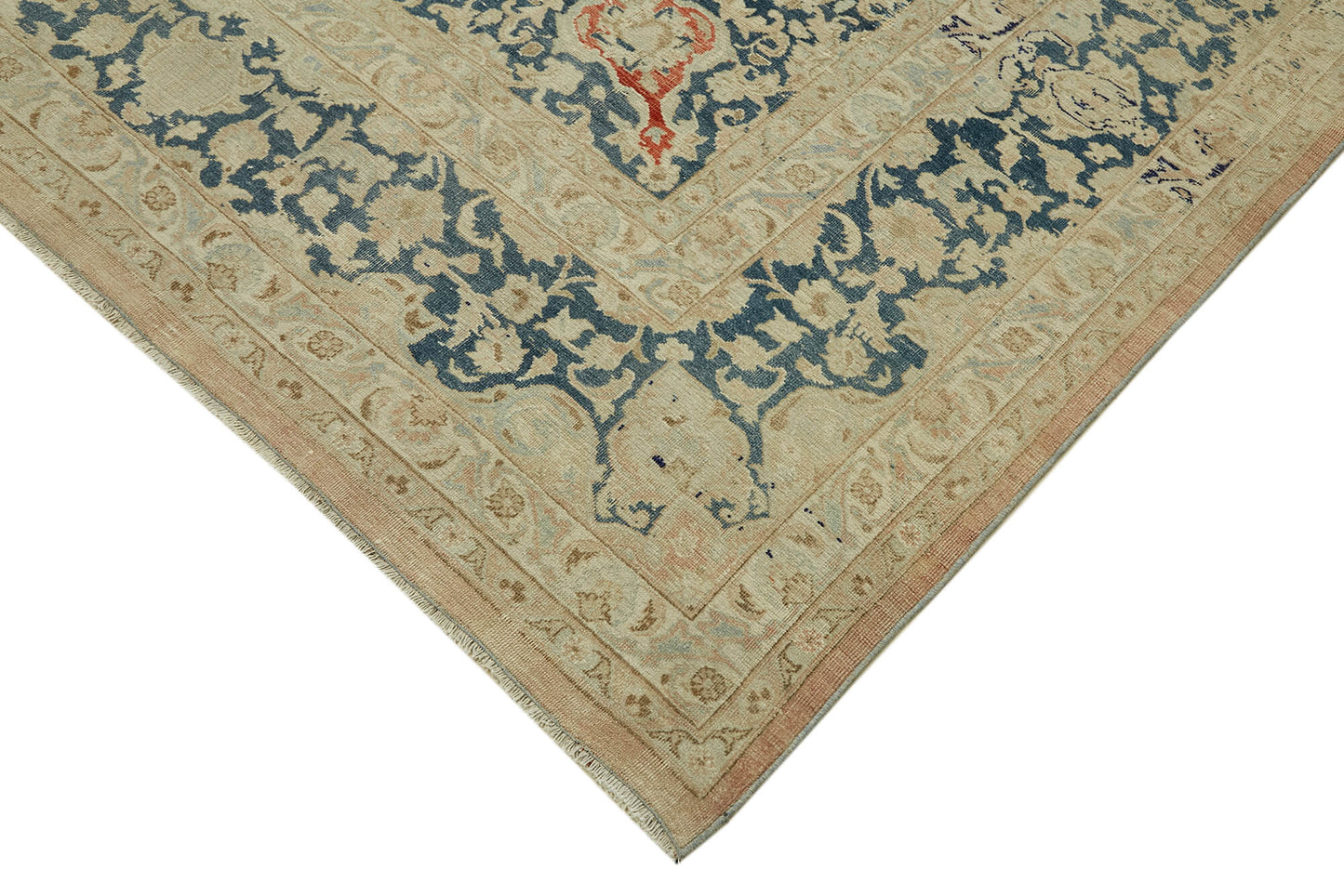 10x13 Beige Vintage Large Area Rug - 43159