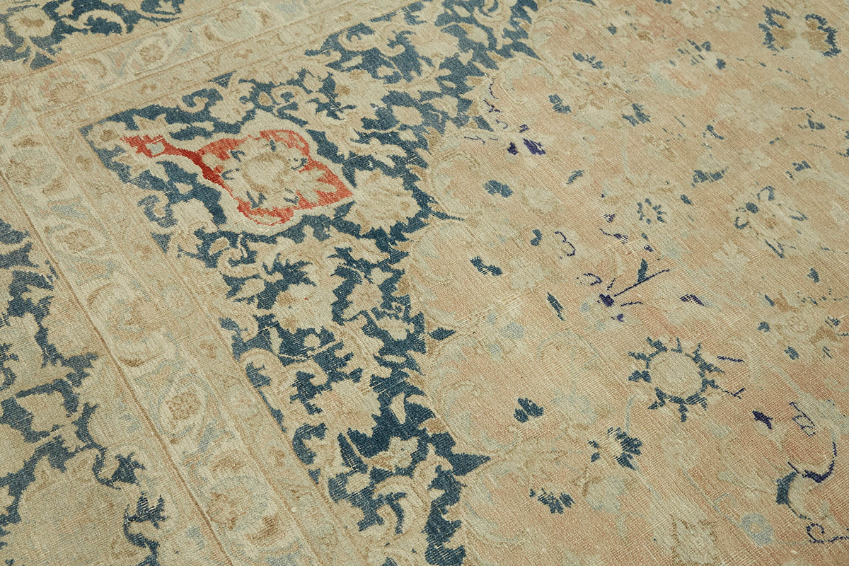 10x13 Beige Vintage Large Area Rug - 43159