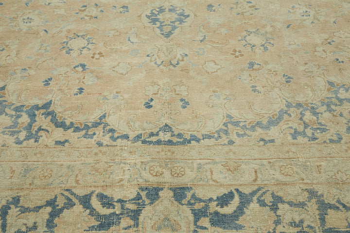 10x13 Beige Vintage Large Area Rug - 43159