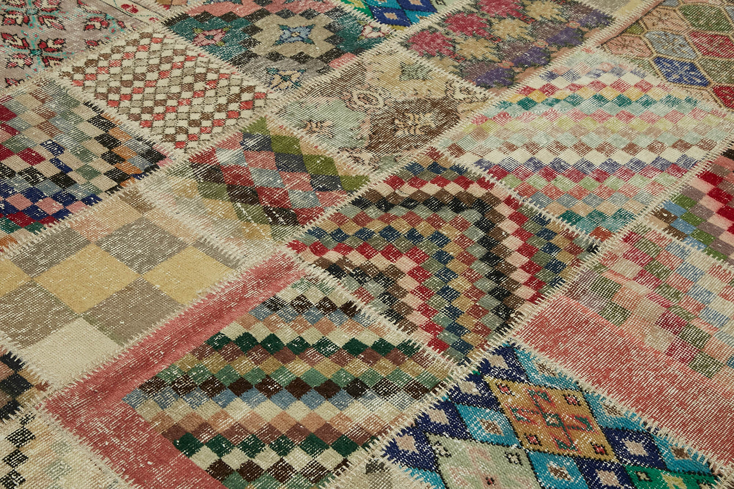 8x10 Multicolor Patchwork Rug - 43170