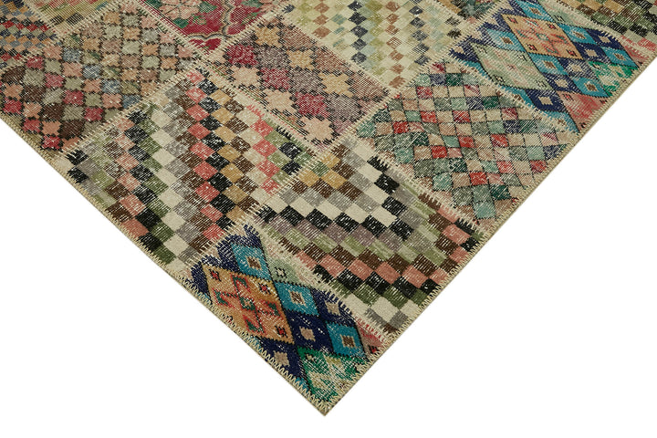 8x10 Multicolor Patchwork Rug - 43171