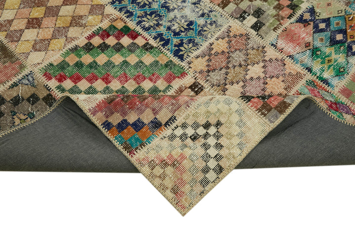 8x10 Multicolor Patchwork Rug - 43171