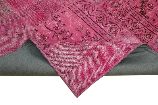 8x10 Pink Patchwork Rug - 43174