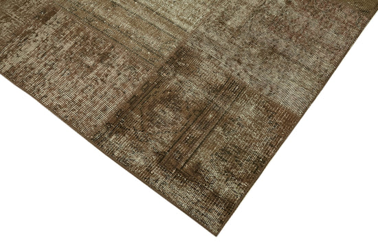 8x10 Brown Patchwork Rug - 43179