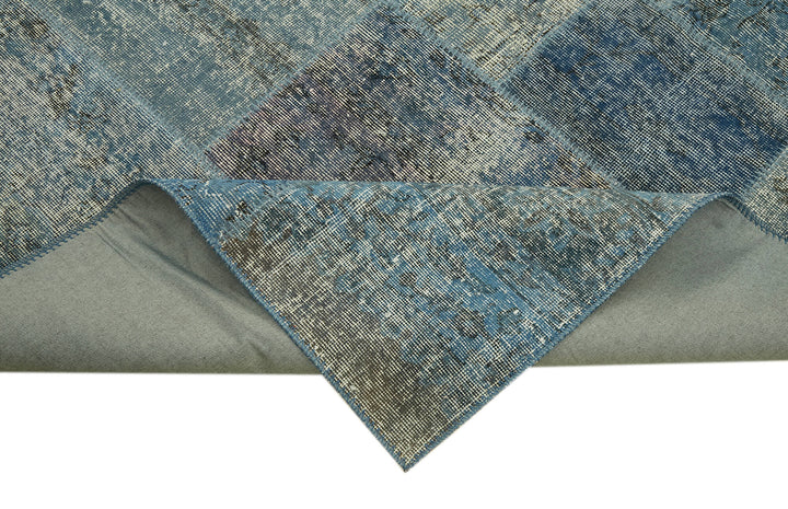 8x10 Blue Patchwork Rug - 43187