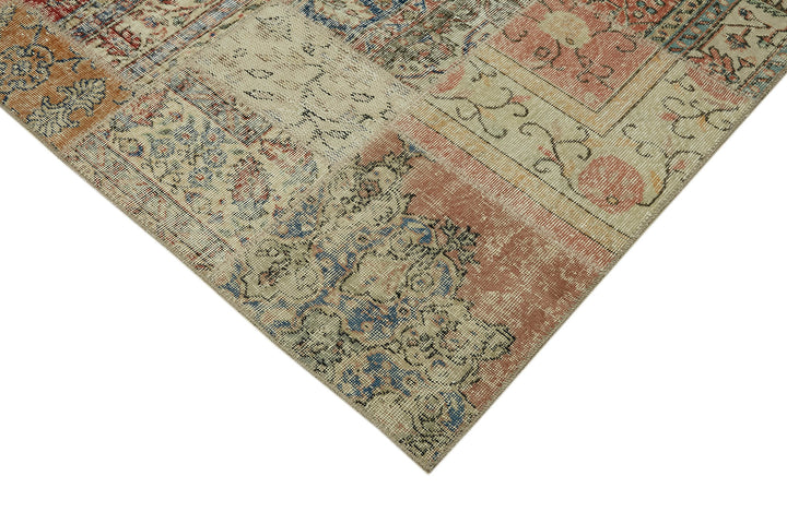 8x10 Beige Patchwork Rug - 43189