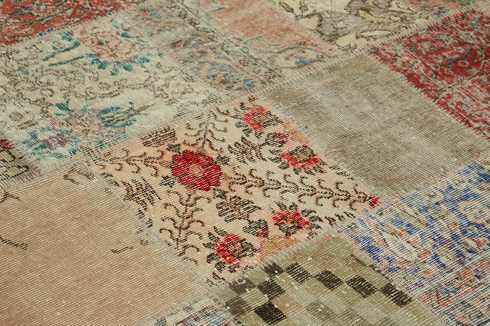 8x10 Beige Patchwork Rug - 43190
