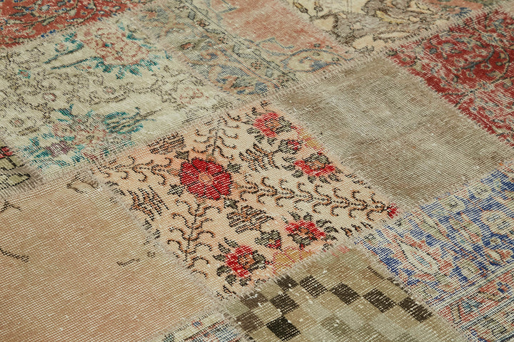 8x10 Beige Patchwork Rug - 43190