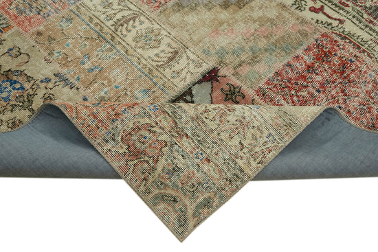 8x10 Beige Patchwork Rug - 43190
