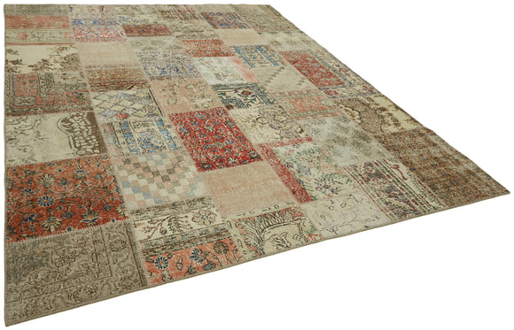 8x10 Beige Patchwork Rug - 43193