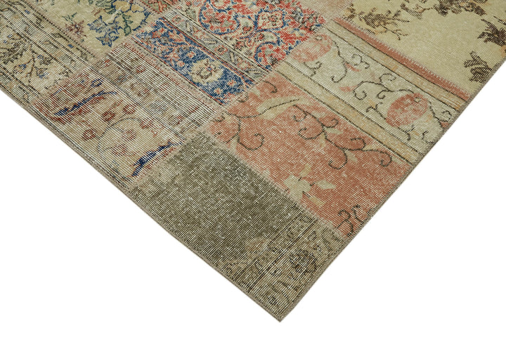 8x10 Beige Patchwork Rug - 43193