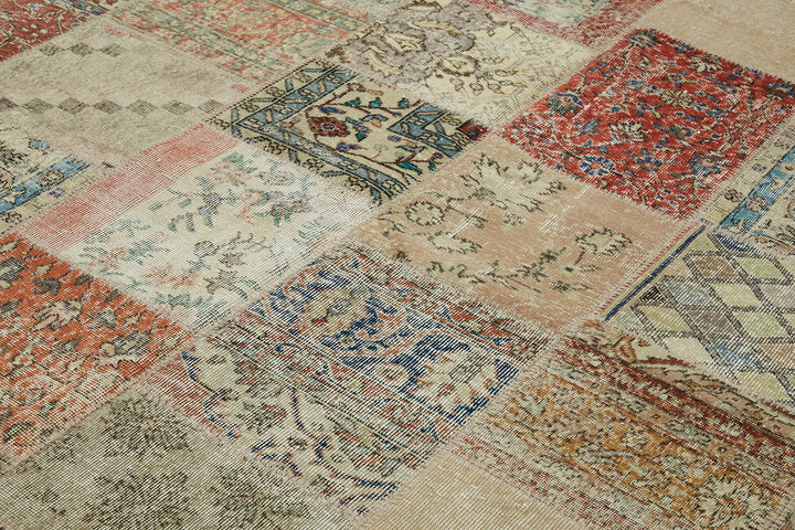 8x10 Beige Patchwork Rug - 43193