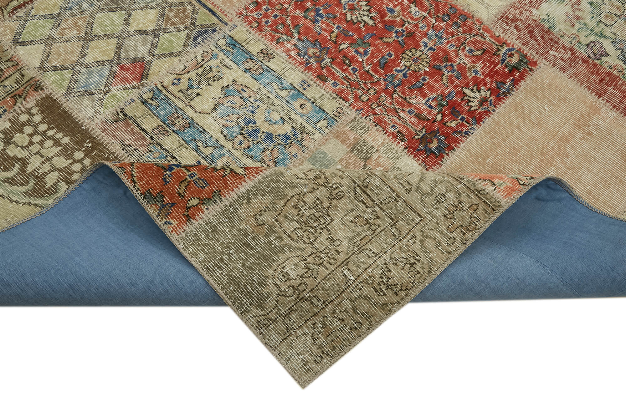 8x10 Beige Patchwork Rug - 43193