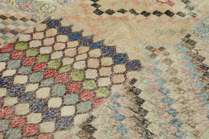 8x10 Beige Patchwork Rug - 43196