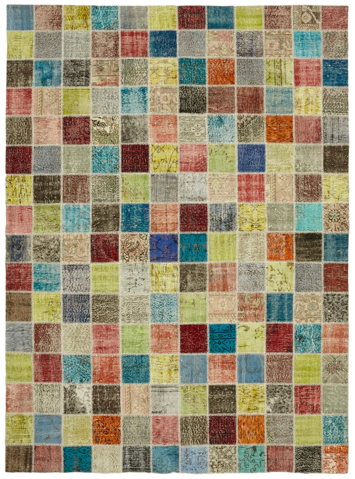 8x11 Multicolor Patchwork Rug- 43207